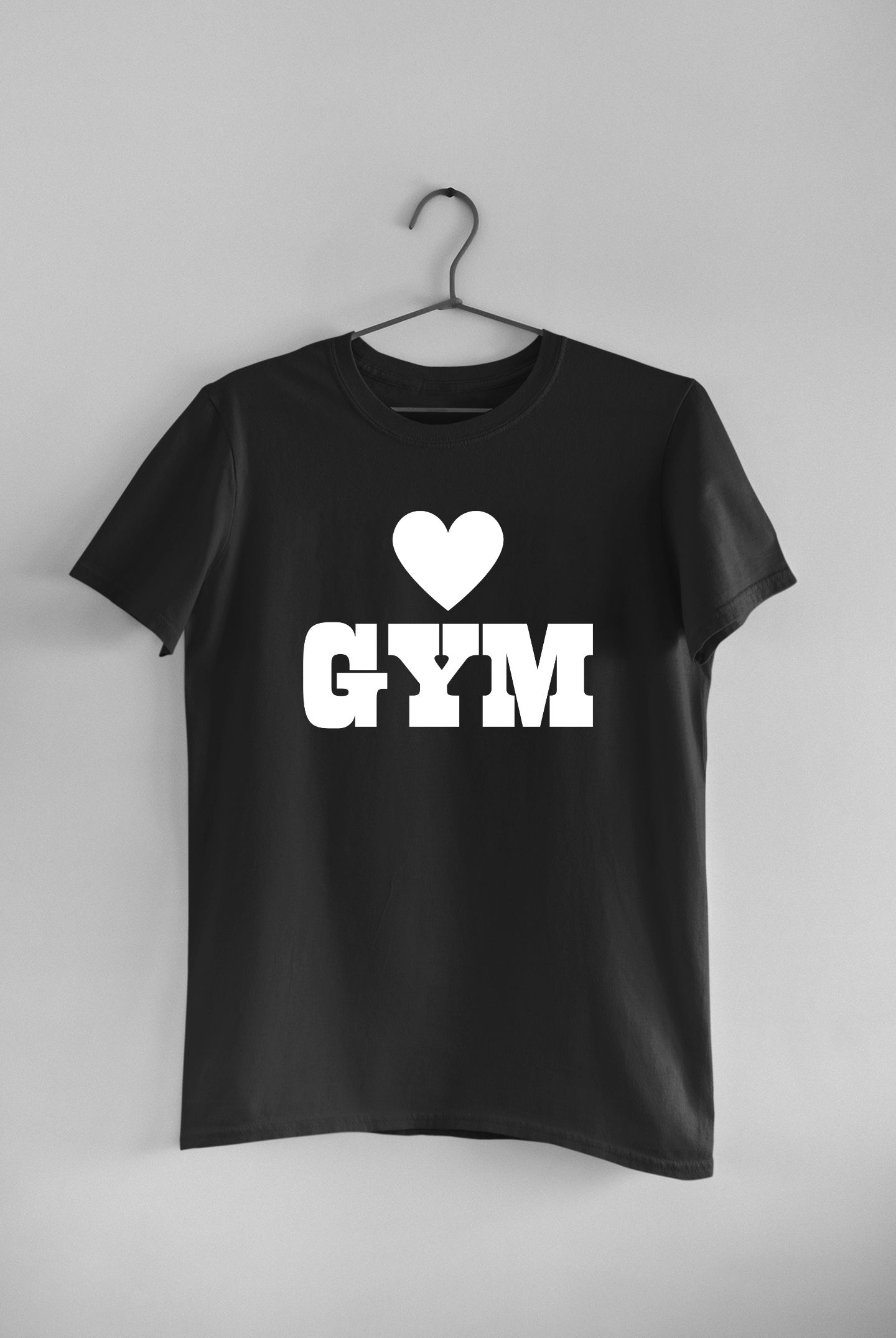 love gym gymtee black gym t shirt